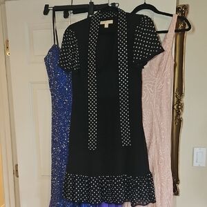 Michael Kors Black Dress with Silver